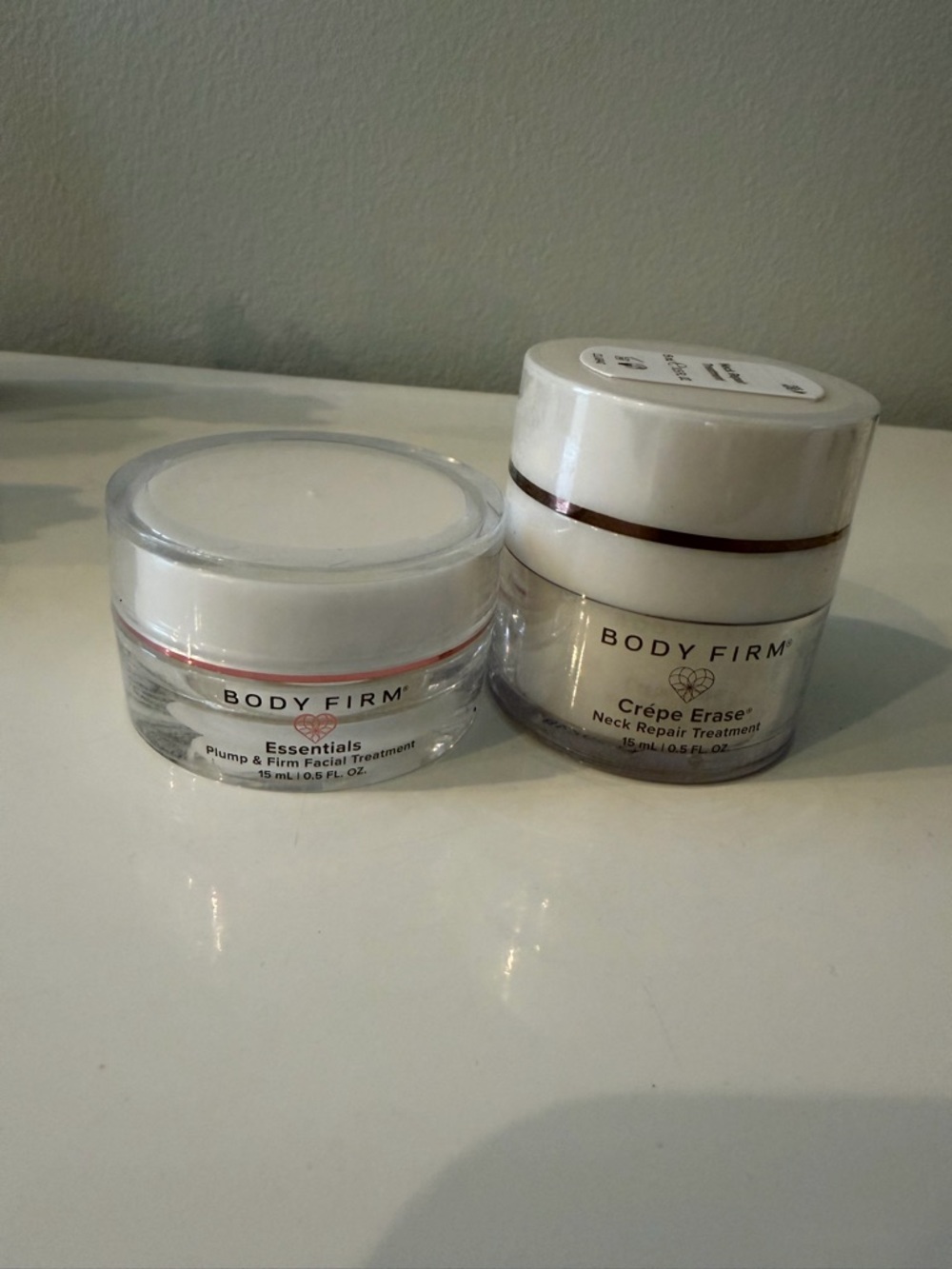 Body Firm Crêpe Erase & Essentials Facial Treatments Set of 2